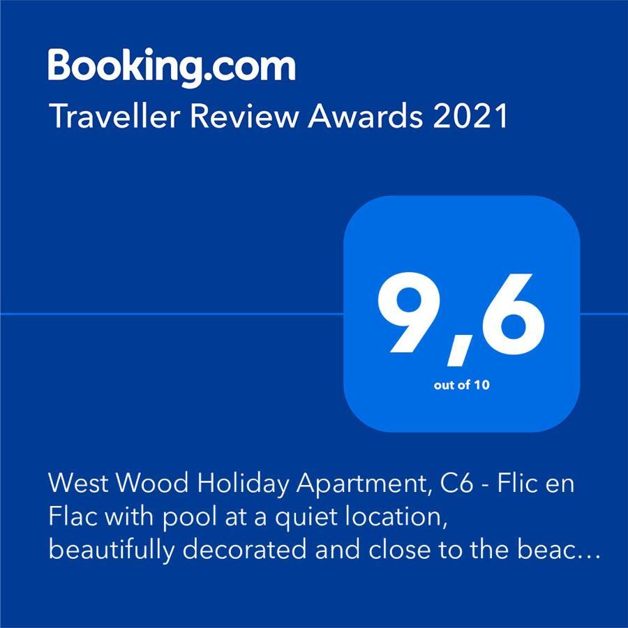 West Wood Holiday Apartment, C6 - Flic En Flac With Pool At A Quiet Location, Beautifully Decorated And Close To The Beach Exteriör bild